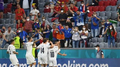 يورو2020| الجرينتا الإيطالية تتغلب على بلجيكا وتتأهل لنصف النهائي 