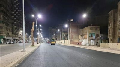 محافظ الجيزة يتابع بدء أعمال رصف عدد من المحاور المرورية