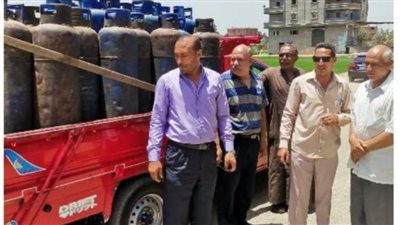 ضبط 25 إسطوانة بوتاجاز مدعمة قبل تهريبهم وبيعهم بالسوق السوداء بالشرقية