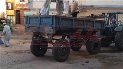 حملات مكبرة للنظافة والتجميل بسيدي سالم في كفر الشيخ