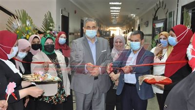 افتتاح المعرض السنوي لقسم الإعلام التربوي بنوعية كفر الشيخ