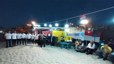 افتتاح المخيم الصيفى لنادى السعادة بالعريش لبدء الأنشطة الصيفية