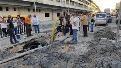 رئيس حي غرب الإسكندرية: خطة لإصلاح الهبوط الأرضي  بمحور المحمودية بشكل جذري