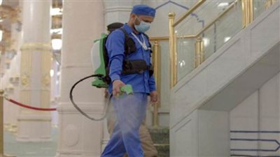 رئاسة المسجد النبوي تكثف جهودها في التعقيم والتطهير