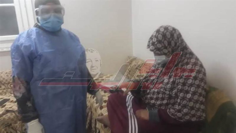 زيارة منزلية لمصابى