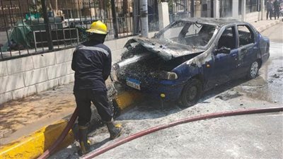 إخماد حريق نشب بسيارة بشارع الأهرام وآخر بقطعة أرض فضاء ببولاق الدكرور 