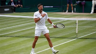 ديوكوفيتش يضرب موعدا مع بريتيني بنهائي ويمبلدون للتنس