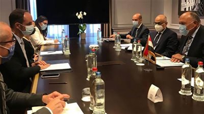 شكرى يبحث مع نظيره السلوفيني الملفات الإقليمية والعلاقات الثنائية