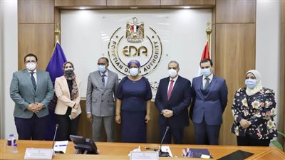 المبعوث الخاص بالاتحاد الإفريقي لوكالة (AMA) يتفقد هيئة الدواء المصرية