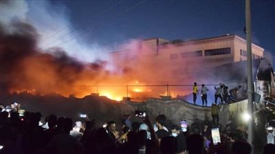 ارتفاع أعداد ضحايا  حريق مستشفي الحسين بـ