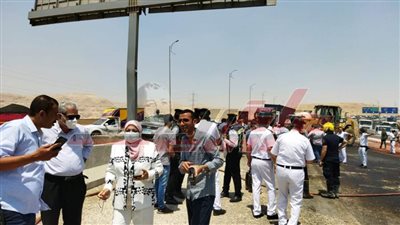 القاهرة:  المرافق لم تتأثر بحادث حريق سيارة بترول بـ15 مايو