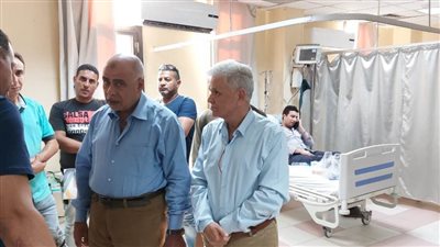 نائب حلوان ينعى شهيد الشرطة ويطمئن على رئيس مباحث 15مايو ومعاونه