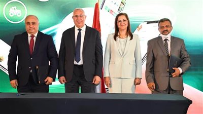 وزيرا الزراعة والتخطيط يشهدان توقيع بروتوكول تعاون لتطوير البنية المعلوماتية الزراعية