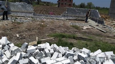 إزالة 9 حالات تعدٍ على الأراضي الزراعية بالبحيرة