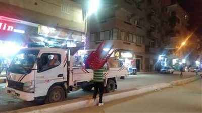 رفع وإزالة ٦٣٩ حالة إشغال طريق فى حملة مكبرة بالبحيرة