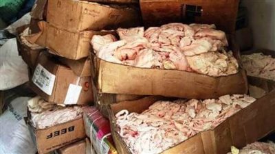 ضبط 389 كجم لحوم و393 كجم كبدة مخالفة بحملات تفتيشية بالشرقية 