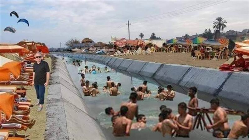 ترع بعد التبطين