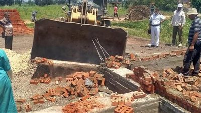 إزالة 6 حالات تعدٍّ على الأراضي الزراعية في حملة بالبحيرة