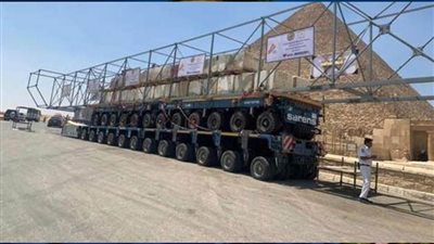 الآثار: نجاح التجربة الثانية لنقل مركب خوفو للمتحف الكبير