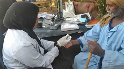 قافلة طبية للكشف على 500 مريض بنصر النوبة ضمن 