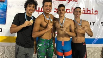 سباحو نادي المنيا يحصدون 95 ميدالية و 6 كؤوس ببطولة الصعيد بالغردقة