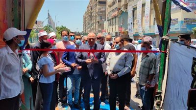 السكرتير المساعد يفتتح معرض السلع الغذائية واللحوم بكفر الدوار