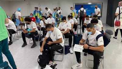 وصول منتخب اليد والملاكمة والبعثة الطبية الى اليابان