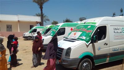 الكشف على 1790 مريض فى قافلة طبية مجانية بدمنهور
