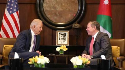 الرئيس الأمريكي يلتقي بالعاهل الأردني في واشنطن