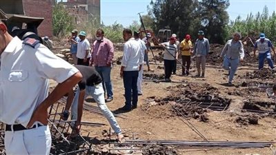 إزالة 5 حالات تعدٍ على الأراضى الزراعية بالبحيرة