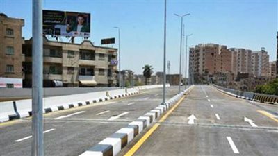 كوبري الثقافة بمحافظة سوهاج بعد تشغيله تجريبياً (فيديو)