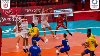 منتخب طائرة تونس يخسر أمام البرازيل