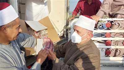 مديرية أوقاف الإسكندرية تتسلم ٤ أطنان من لحوم الأضاحي