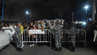 لجنة استشارية من هندسة الإسكندرية لمعاينة عقار بحري المائل 