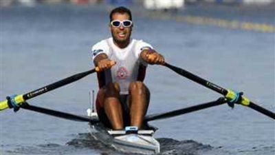 عبد الخالق البنا يودع منافسات فردي رجال التجديف