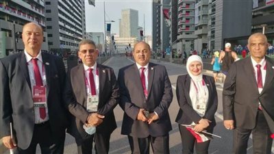 شاهد.. الوفد المصري يغادر القرية الأولمبية في طريقه لحضور حفل الافتتاح