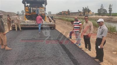 حملة مكبرة لإزالة الإشغالات ورصف الطرق بمدينة الحامول بكفر الشيخ