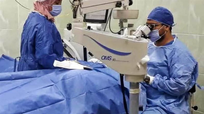اجراء 45 عملية عيون
