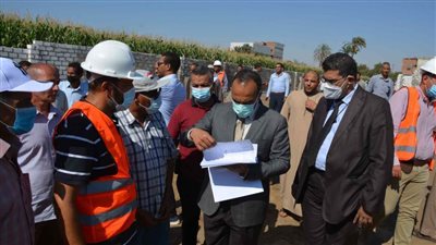 نائب محافظ المنيا يتابع تنفيذ مشروعات «حياة كريمة» بمغاغة