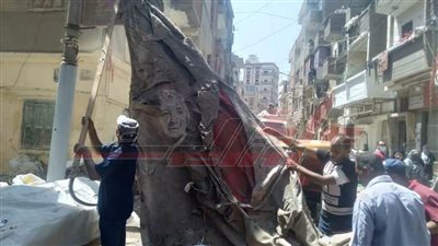 حملة مكبرة لإزالة الإشغالات ومنع التعديات على الشوارع بكفر الشيخ