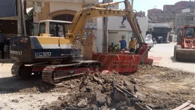 رصف 4 شوارع بعد الانتهاء من توصيل الغاز الطبيعي ببيلا في كفرالشيخ