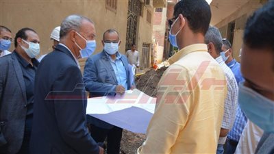 محافظ القليوبية يشهد استلام أرض لإقامة محطة رفع في 