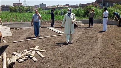 إيقاف أعمال مخالفات البناء وإزالة التعديات على الأراضى الزراعية بالبحيرة