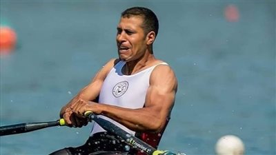 عبد الخالق البنا يحتل المركز 14 في منافسات التجديف