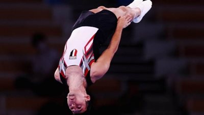 سيف آسر ينهي منافسات جمباز الترامبولين في المركز العاشر