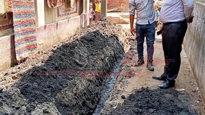 إحلال وتجديد خطوط مياه الشرب في برج البرلس بكفر الشيخ