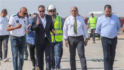 الخطيب يتفقد المرحلة النهائية من جراج فرع مدينة نصر