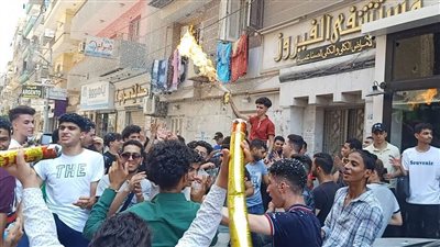 بالصور.. طلاب الثانوية العامة بالدقهلية يودعون الامتحانات بـ