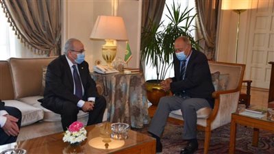 أبو الغيط يستقبل وزير خارجية الجزائر
