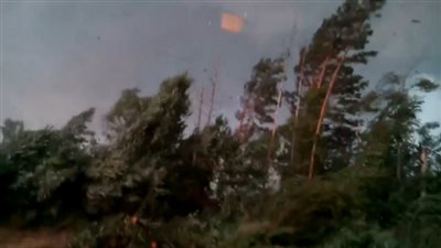 ضحايا في إعصار ضرب منطقة تفير الروسية 